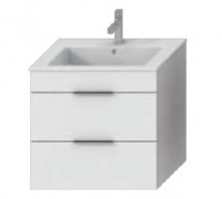 JIKA CUBE skříňka s umyvadlem 65 cm, 2 zásuvky, bílá   H4536021763001